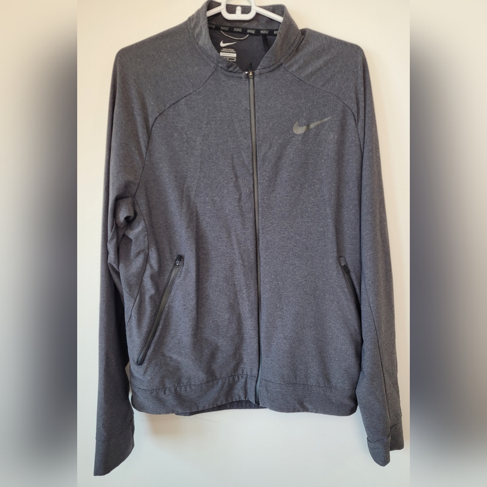 Nike Full Zip Grey Jacket Men's Medium